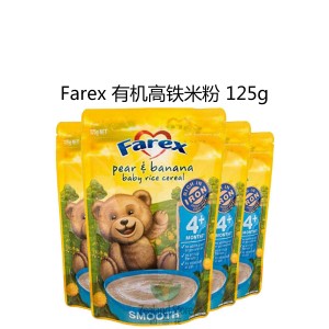 Farex 有机高铁米粉 125克/袋